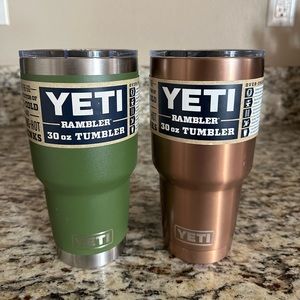 2 30oz Yeti Tumblers